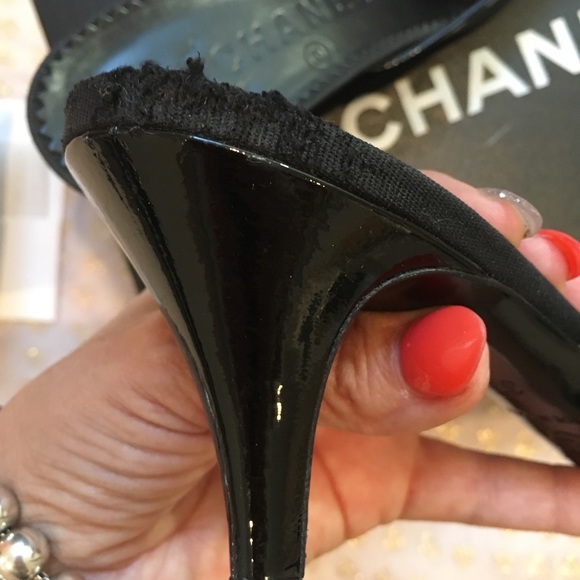 🖤 CHANEL MULES 🖤 size 7 - Picture 7 of 8